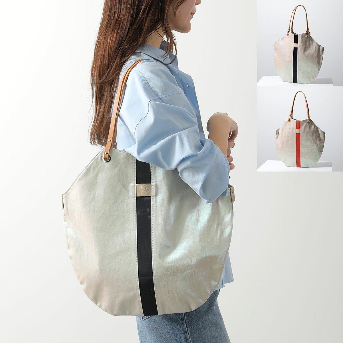 jack gomme ジャックゴム トートバッグ ATELIER ete 1866 FLORES レディース バイカラー 軽量 耐水 耐久 鞄