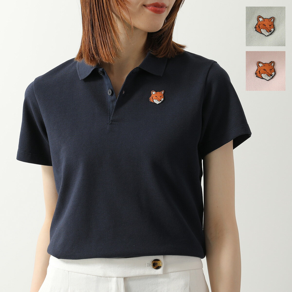 メゾンキツネ MAISON KITSUNE SSポロシャツ 楽天市場】kitsune（サイズ（S/M/L）SS）（ポロシャツ｜トップス