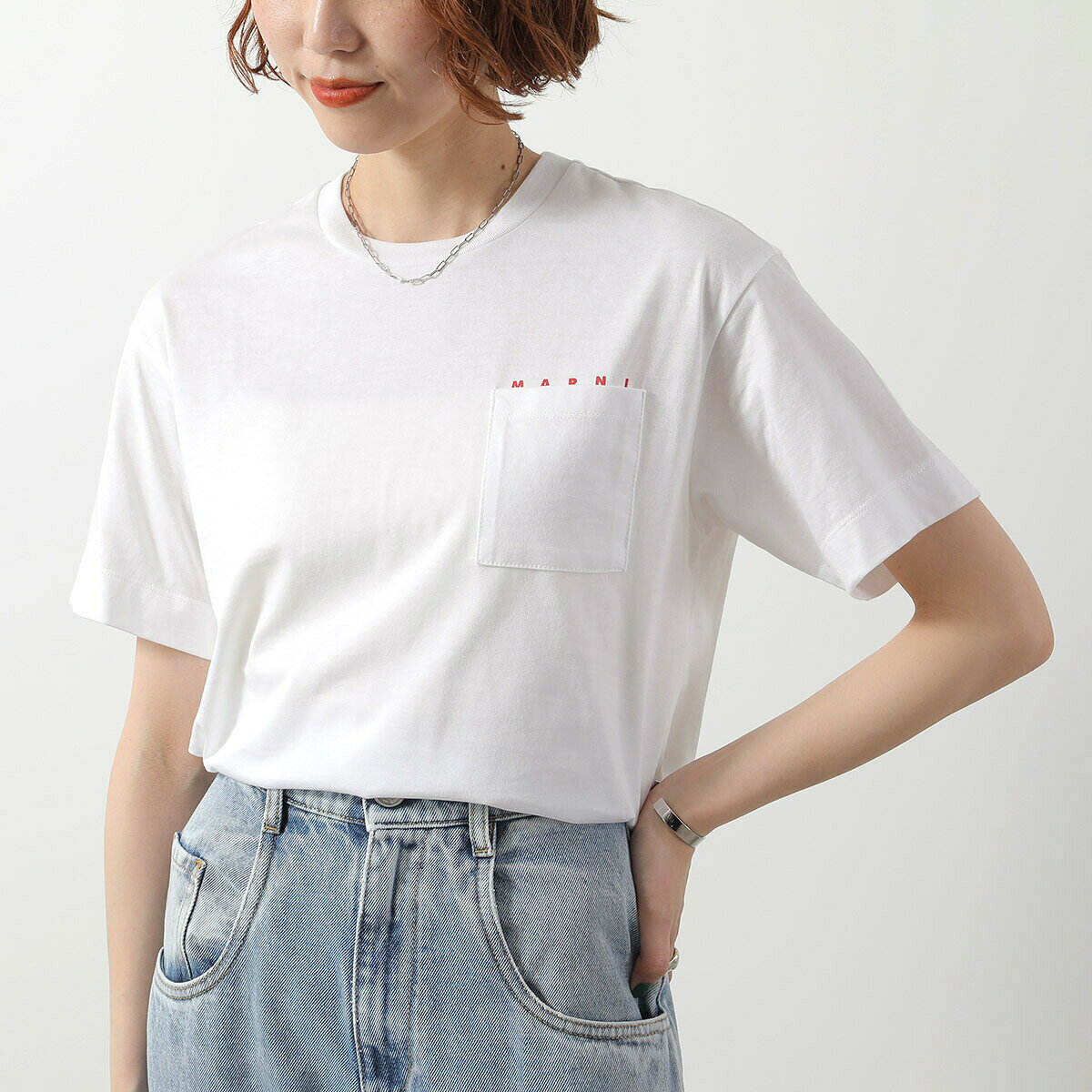 MARNI KIDS マルニ キッズ Tシャツ M01415 M00RF レディース ガールズ 半袖 カット...