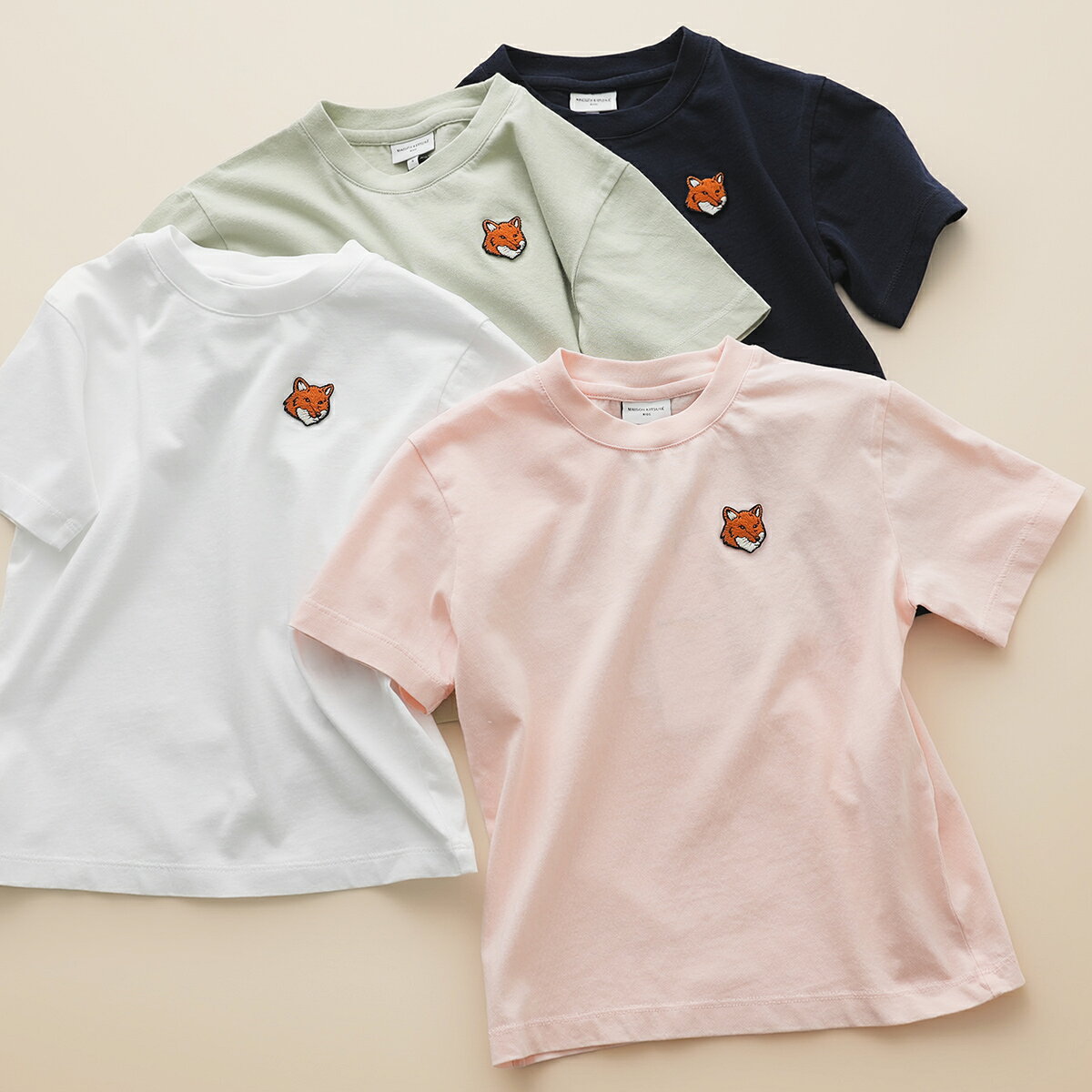 楽天市場】メゾンキツネ tシャツ（カラーピンク）の通販