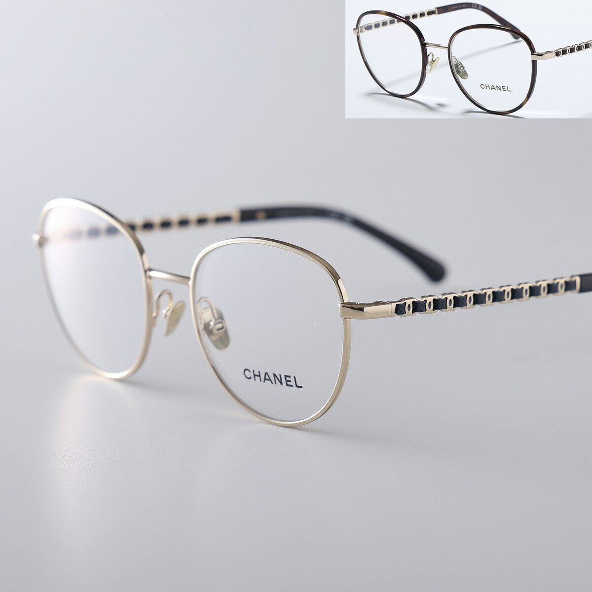 CHANEL シャネル メガネ 2223-Q レディース ボストン型 メタルフレーム フルリム ...