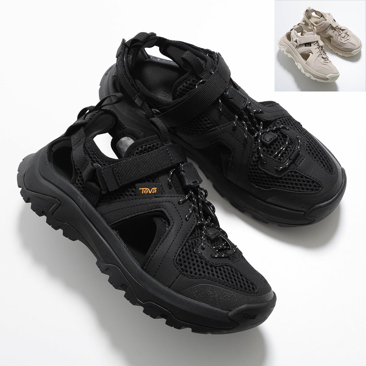 楽天市場】teva サンダル 厚底 black 23cmの通販