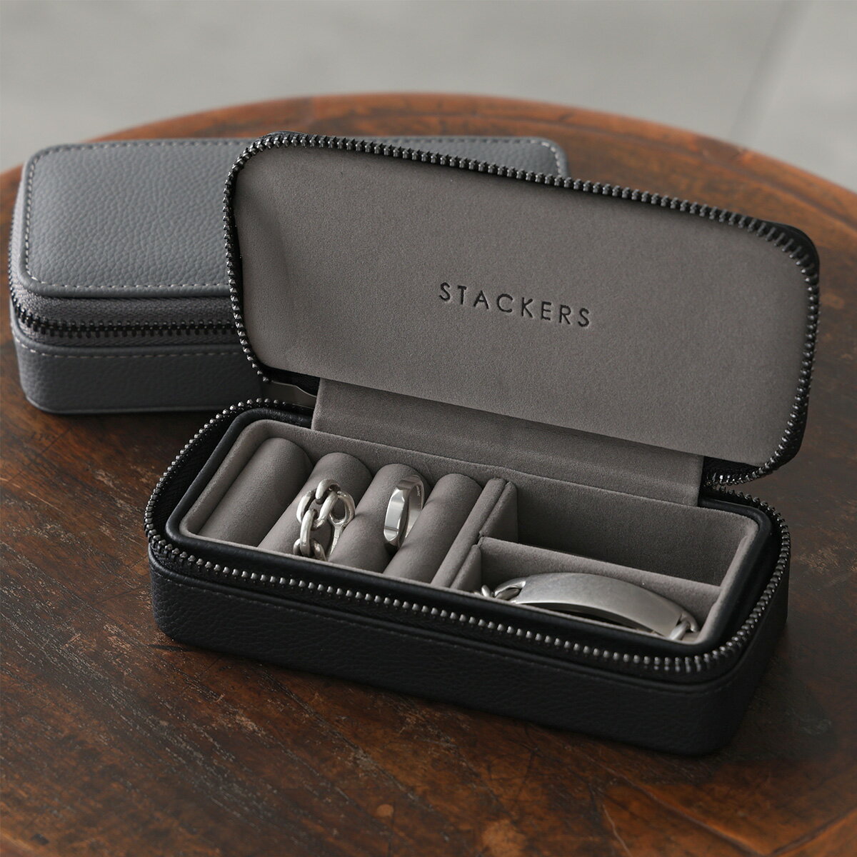 STACKERS スタッカーズ トラベルジュエリーボックス Mサイズ Medium Travel Box メンズ アクセサリーケース ポーチ 小物入れ
