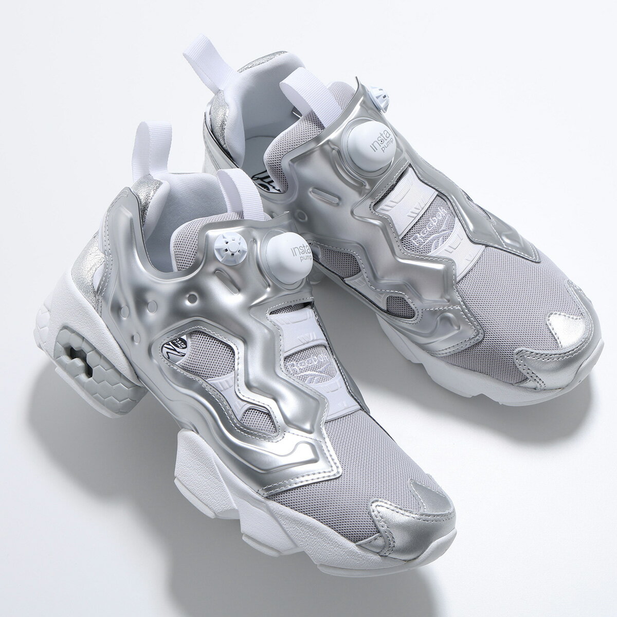 Reebok リーボック スニーカー INSTAPUMP FURY 94 インスタポンプフューリー 100275869 レディース ローカット 軽量 メタリックシルバー 靴