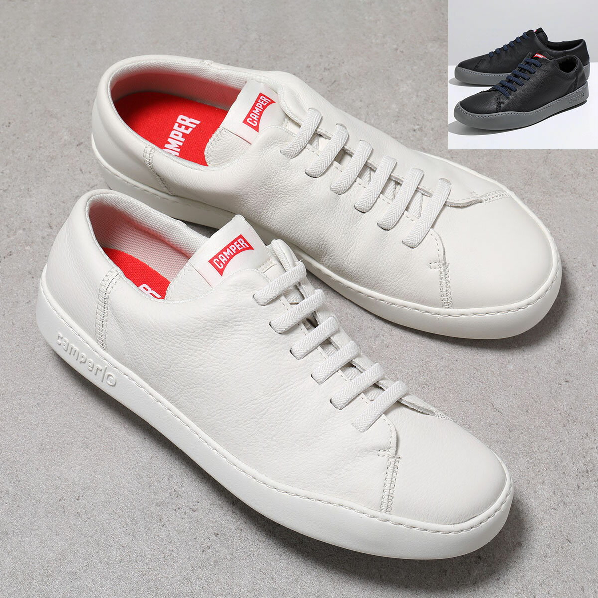 CAMPER カンペール スニーカー Peu Touring ペウツーリング K100479 メンズ レザー フラットシューズ ローカット 靴