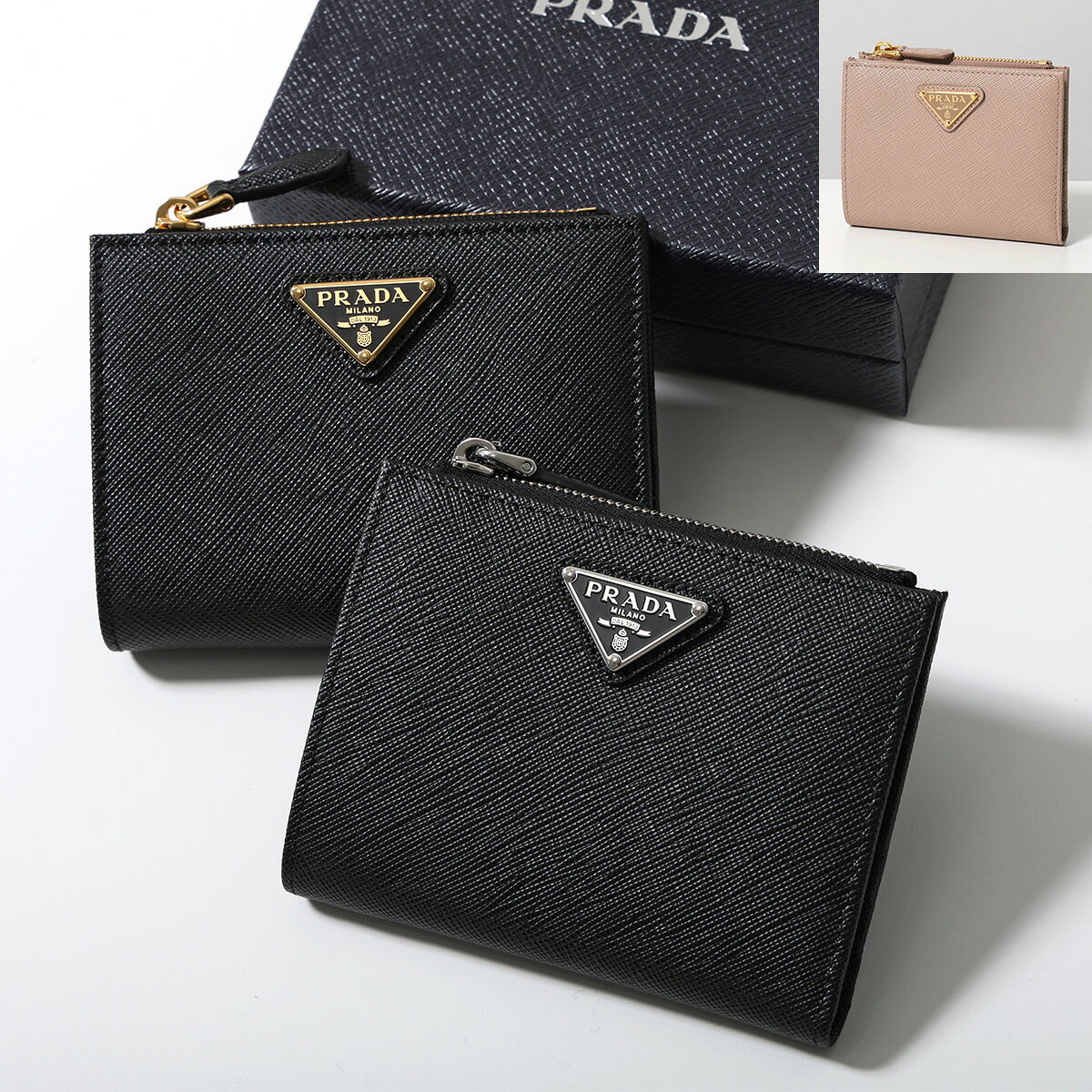 楽天市場】prada ミニ 財布 サフィアーノの通販