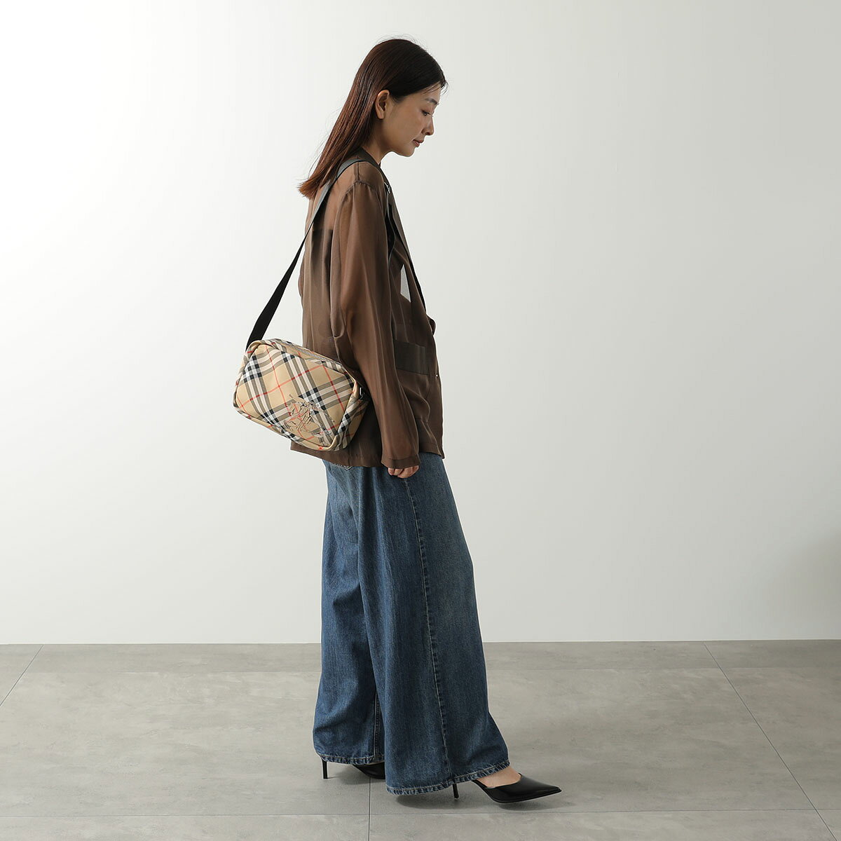 最大2万円OFF ・9 20限定 BURBERRY バーバリー ショルダーバッグ 8091320 レディース チェック柄 クロス auc-marks-run-10573339 インポートセレクトmusee サンプル画像2