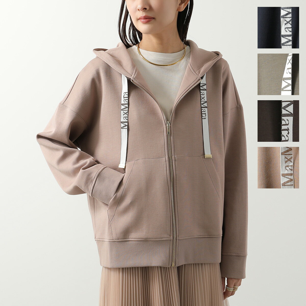 美品 MARELLA MaxMara シアーブルゾン フード ジップアップ L 楽天市場】マックスマーラ（パーカー｜トップス）：レディース
