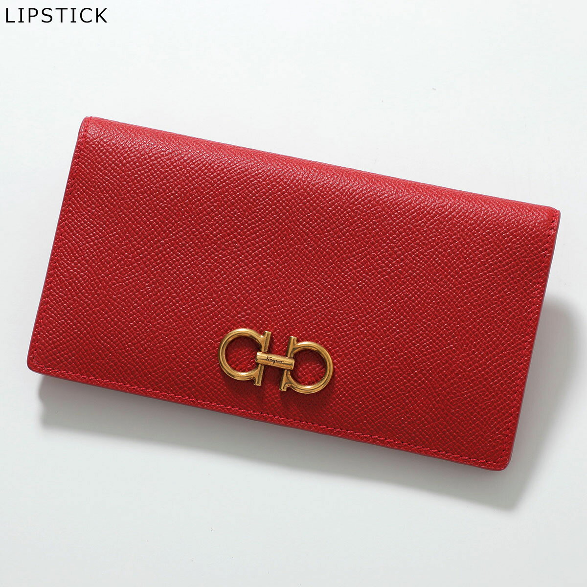 FERRAGAMO フェラガモ 二つ折り長財布 GANCINI ガンチーニ 22D779 774979 746639 7...