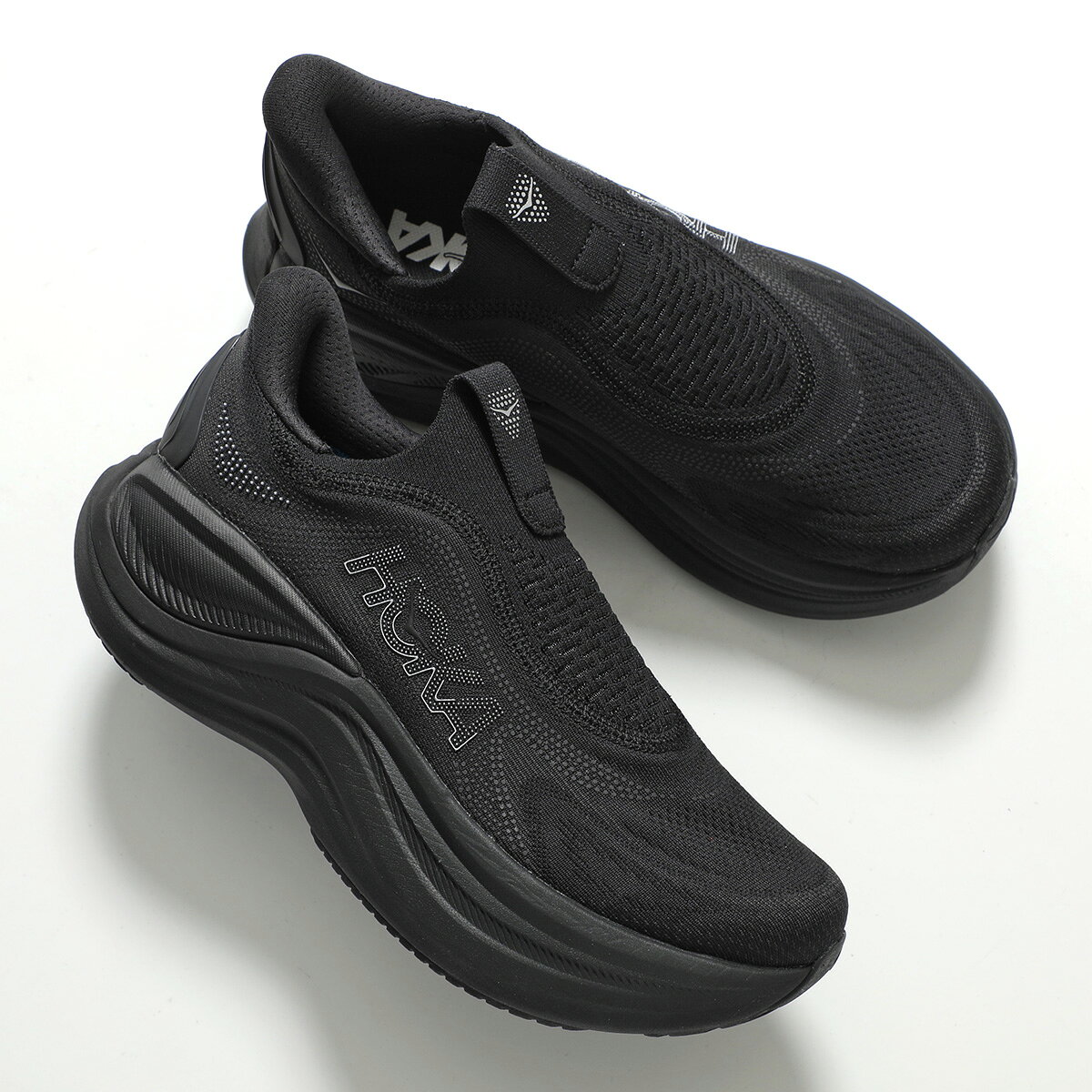HOKA ONE ONE ホカ オネオネ スニーカー SKYWARD LACELESS スカイワード レースレス 1168877 BBLC レディース ローカット 軽量 厚底 5.5cm シューズ 靴 ブラック