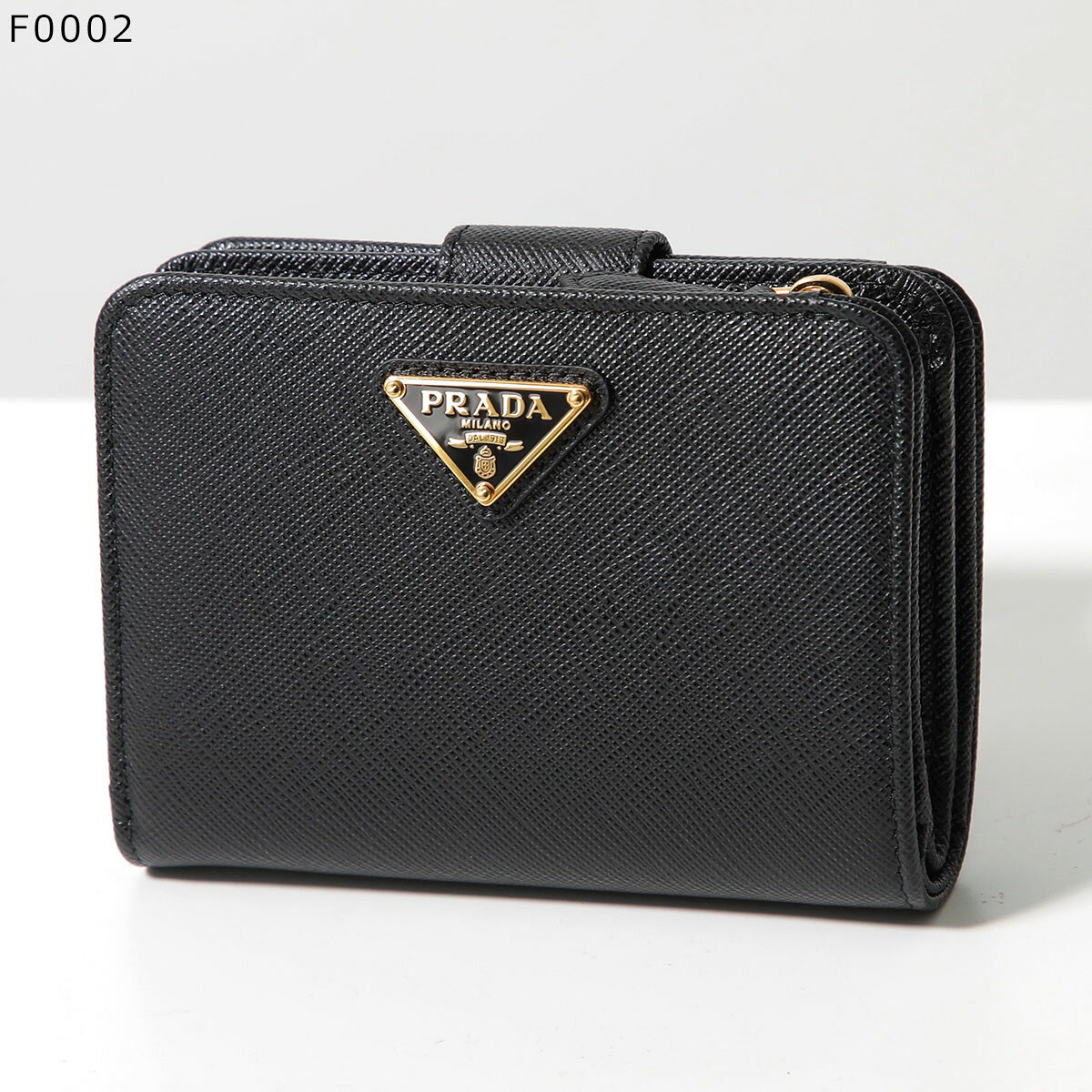 【最大2万円OFFクーポン対象・8/15～8/16限定】PRADA プラダ 二つ折り財布 1ML018 ...