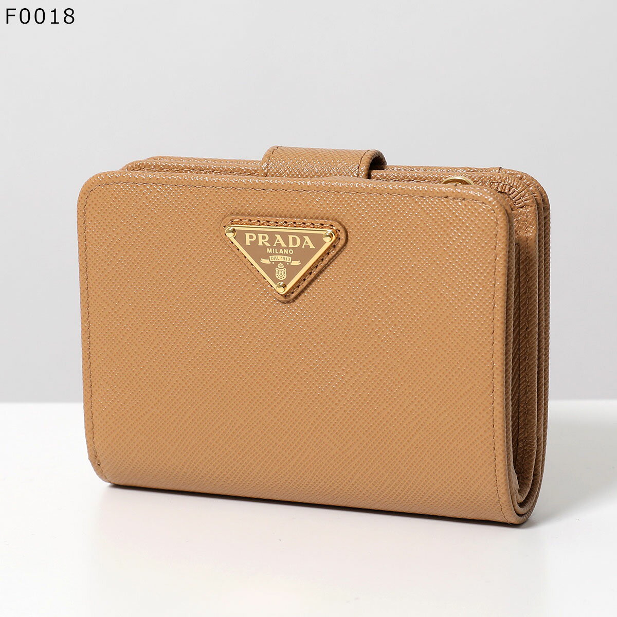 【最大2万円OFFクーポン対象・8/15～8/16限定】PRADA プラダ 二つ折り財布 1ML018 ...