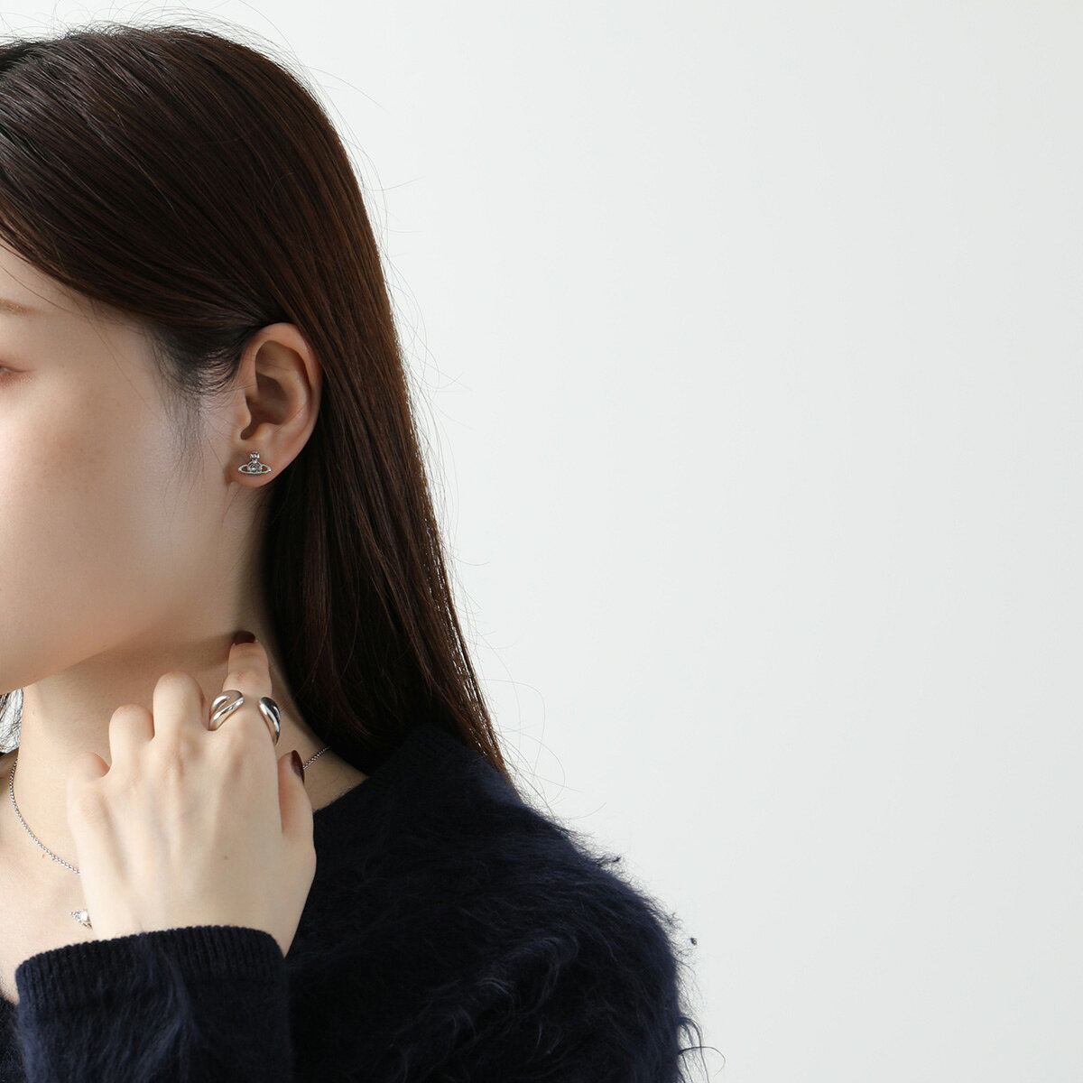 VivienneWestwood ヴィヴィアンウエストウッド ピアス NANO SOLITAIRE EARRINGS 62010037 レディース オーブ ストーン