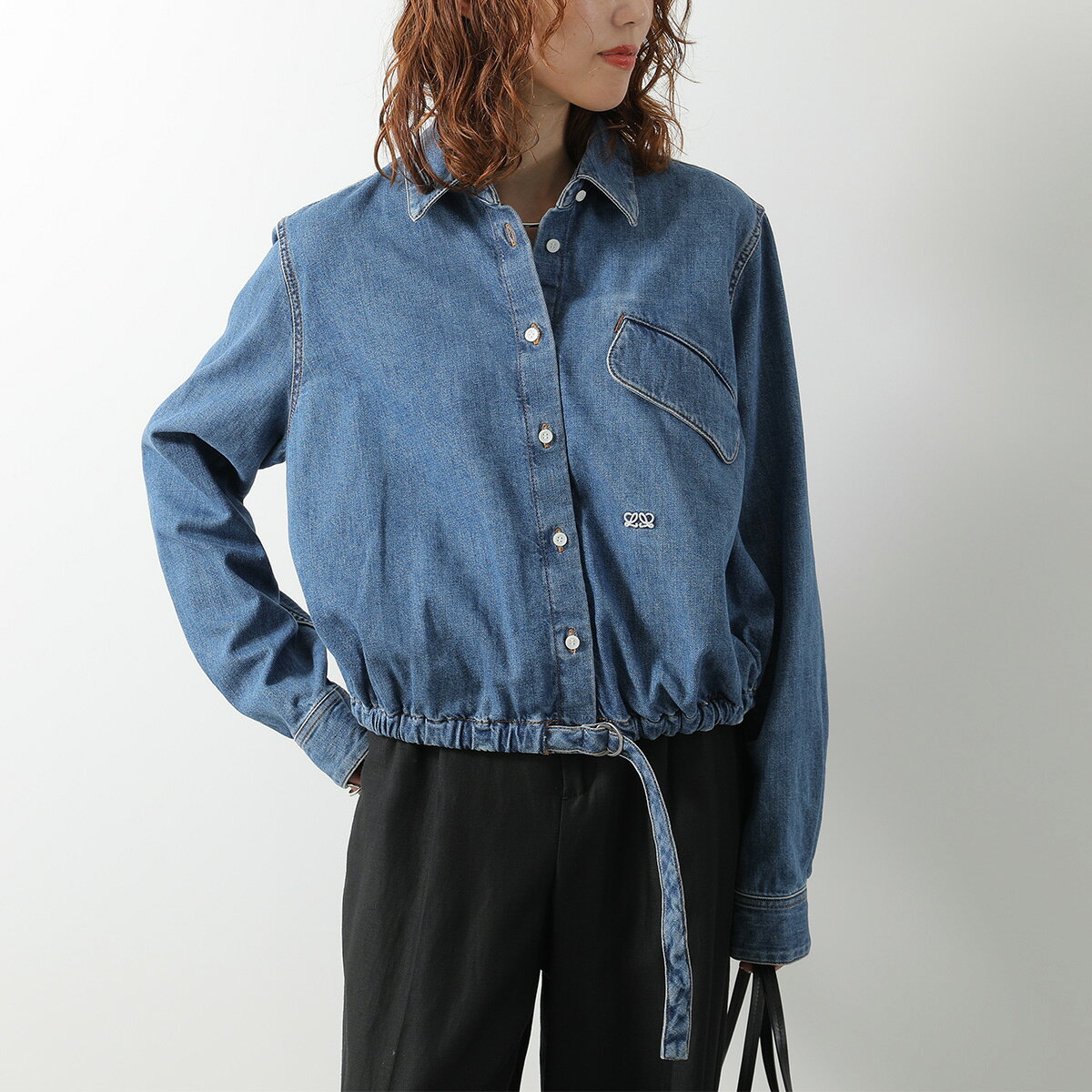 お値下げ中！【美品】ロエベ デニムシャツ ジャケット LOEWE（Gジャン 