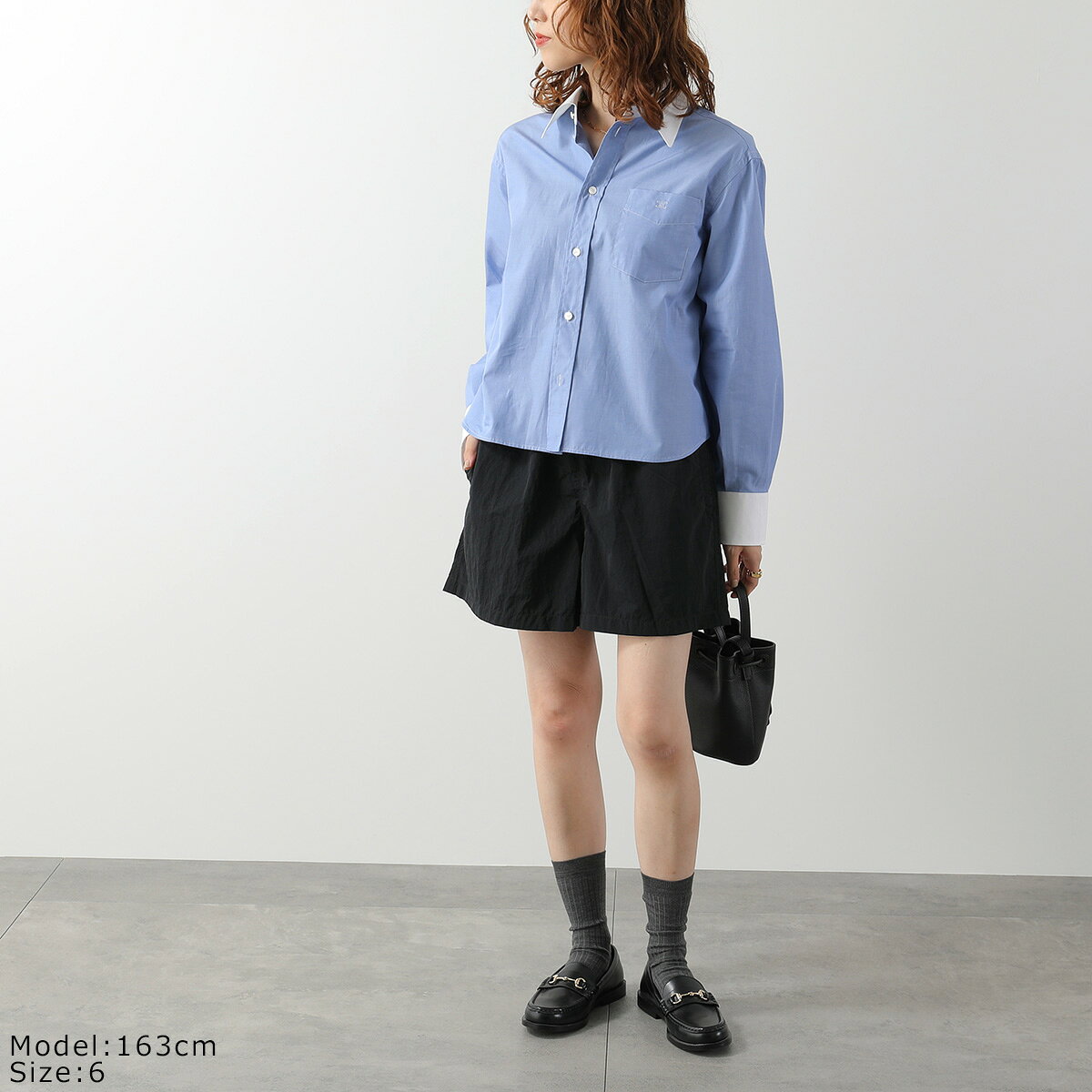 BURBERRY バーバリー ショートパンツ 8090316 レディース ナイロン 馬上の騎士 A1189 BLACK auc-marks-run-10577039 インポートセレクトmusee サンプル画像2
