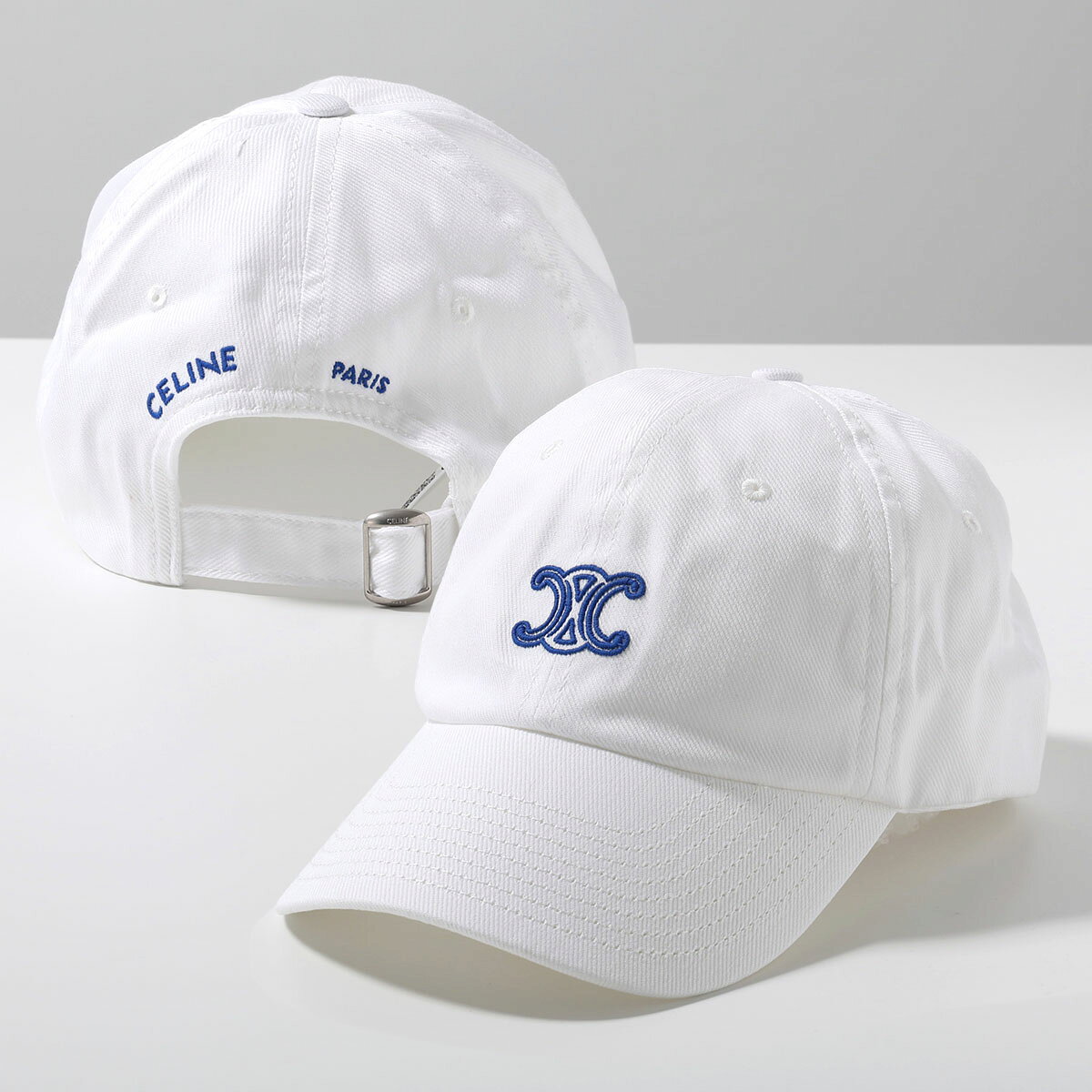セリーヌ　キャップ　L 白　ベースボール　男女 正規品 楽天市場】セリーヌ（カラーホワイト）（帽子｜バッグ・小物・ブランド