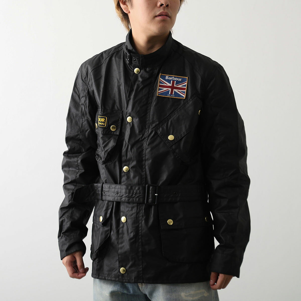 楽天市場】barbour ユニオンジャックの通販