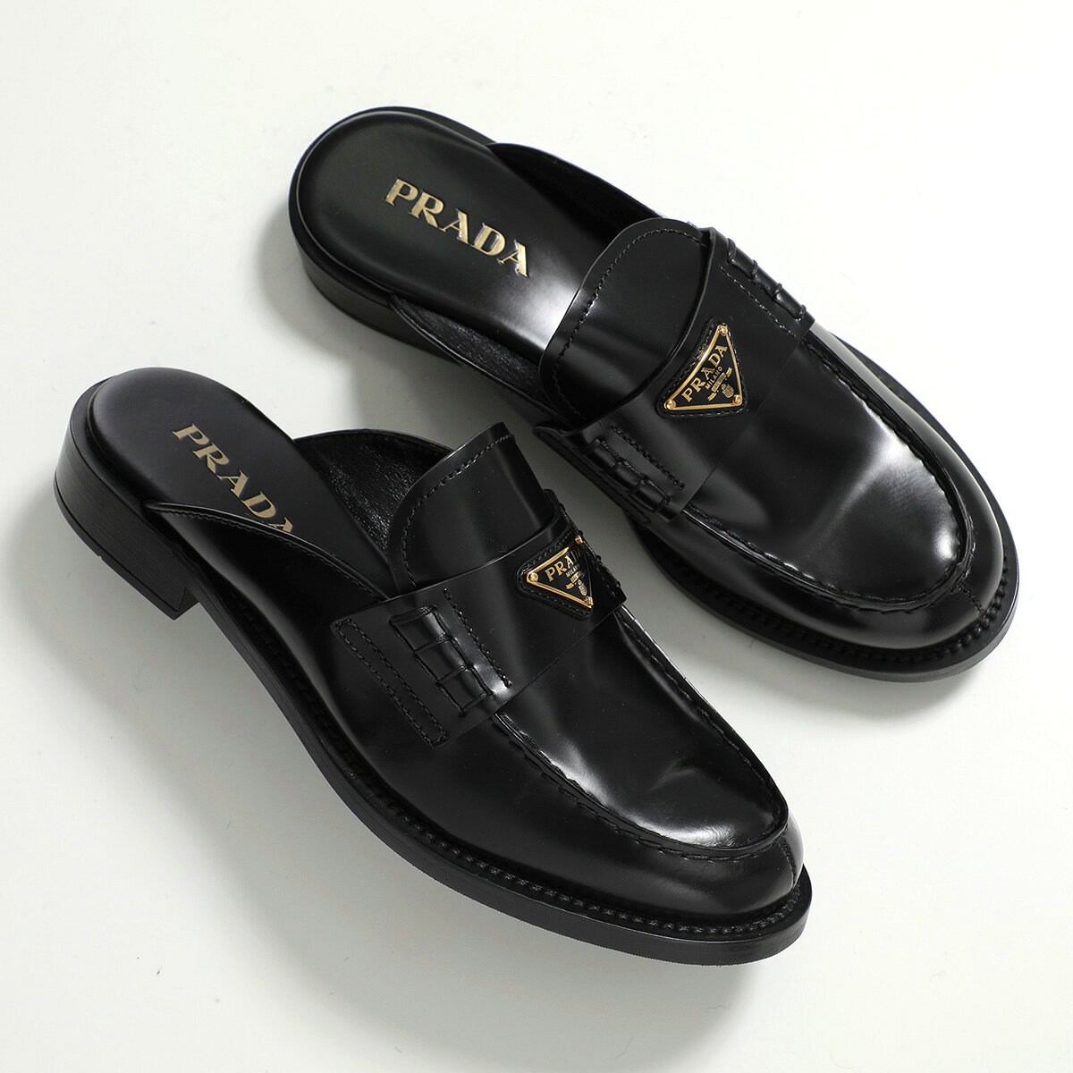 PRADA レザー ミュール ブラック ポインテッドトゥプラダ36 楽天市場】プラダ（ミュール｜レディース靴）：靴の通販
