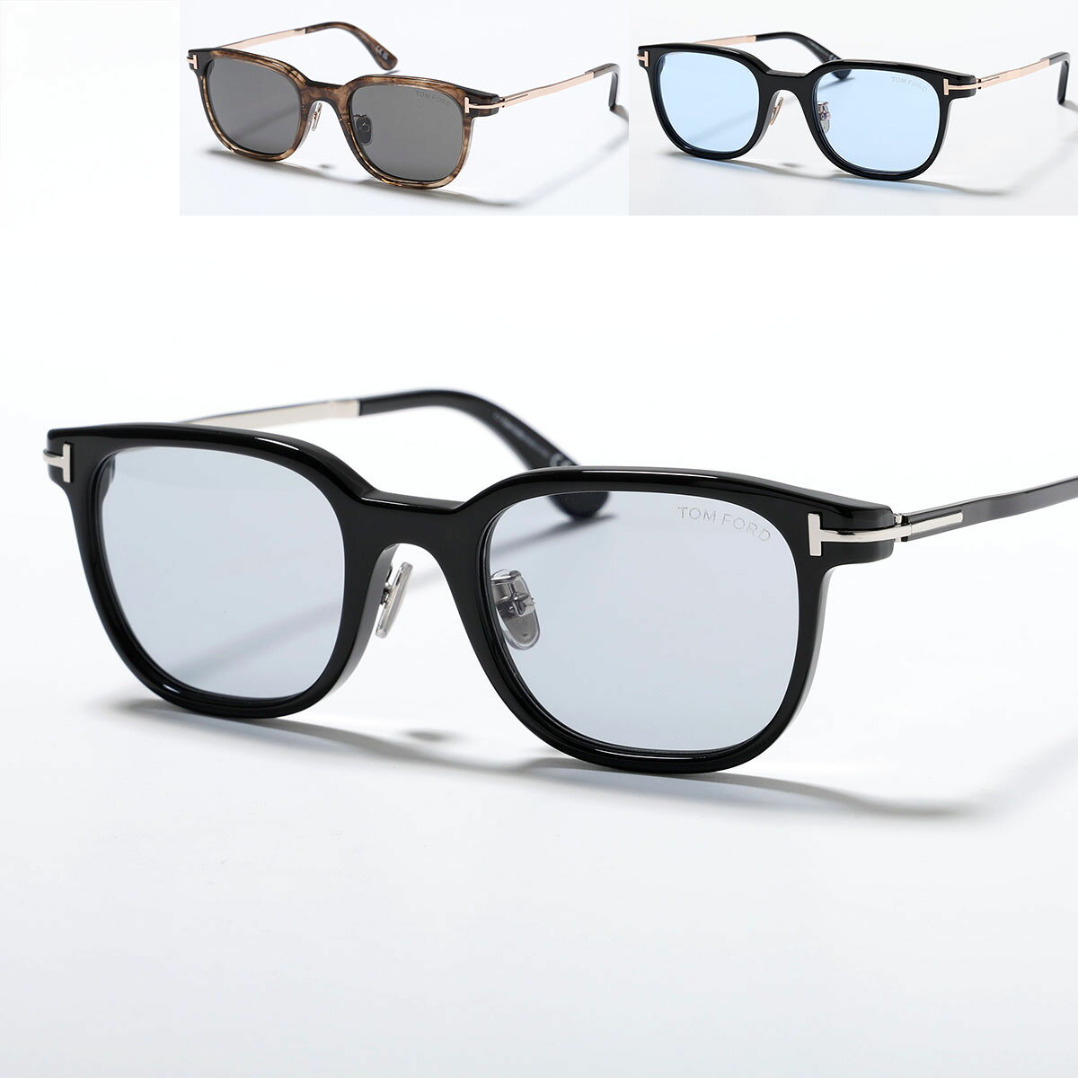 TOM FORD トムフォード サングラス TF1233-D FT1233-D メンズ ウェリントン型 ブラックホーン セルフレーム フルリム クリングスタイプ アジアンフィット【日本企画】