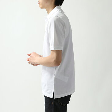 【エントリーでポイント最大12倍!30日21時〜23時59まで】HYDROGEN ハイドロゲン 240152 SKULL POLO 半袖 鹿の子 ポロシャツ 001-WHITE メンズ