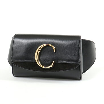 Chloe クロエ CHC19US195 A37 001 レザー ボディバッグ ベルトバッグ ウエストポーチ Black レディース