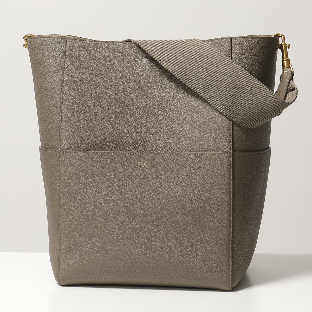 CELINE セリーヌ ショルダーバッグ 189593AH4.18TP レディース 鞄 SEAU SANGLE サングル バケット レザー ショルダー トートバッグ ホーボーバッグ Taupeのサムネイル