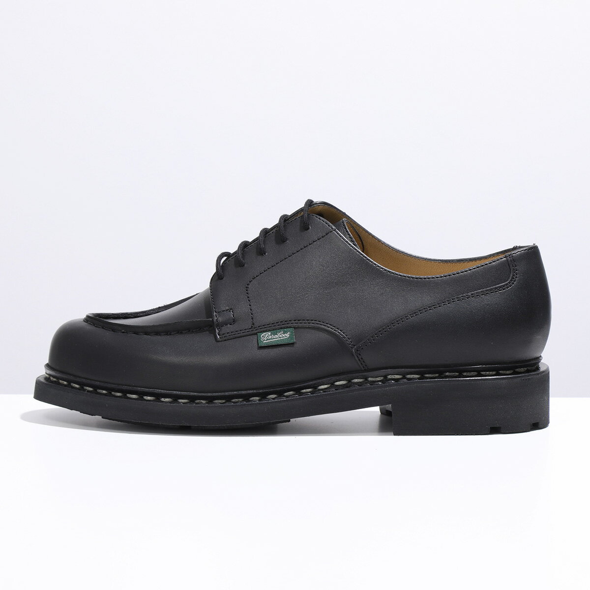 【5/29～6/1限定ポイント3倍】Paraboot パラブーツ レザーシューズ 710709 CHAMBORD シャンボード メンズ Uチップ ノルヴェイジャン製法 TEX SOLE 靴 NOIR【po_sannn】