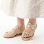 Jack Rogers ジャックロジャース 1113SS0008 LAUREN メタリックレザー ダブルベルト ナバホサンダル PLATINUM 靴 レディース