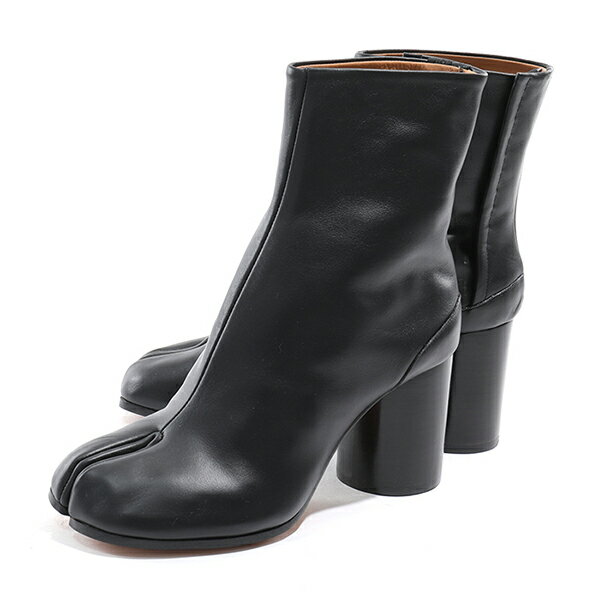 MAISON MARGIELA メゾンマルジェラ 22 S58WU0260 PR516 レザー 足袋 タビブーツ 7.5cmヒール ショートブーツ T8013 靴 レディースのサムネイル
