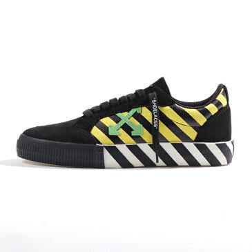 【500円OFFクーポン対象！5月1日限定】OFF-WHITE オフホワイト VIRGIL ABLOH OMIA085E19C21047 ローカット スニーカー キャンバス×スウェードコンビ 6040 靴 メンズ