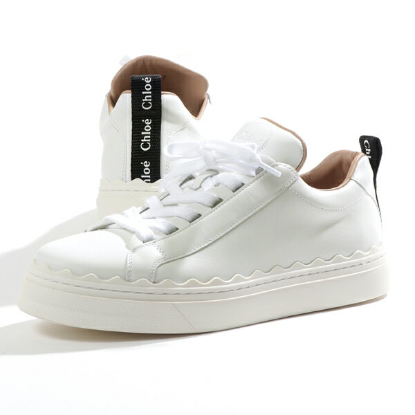 Chloe クロエ CHC19S10842 LAUREN レザー ローカット スニーカー シューズ White 靴 レディース 101のサムネイル