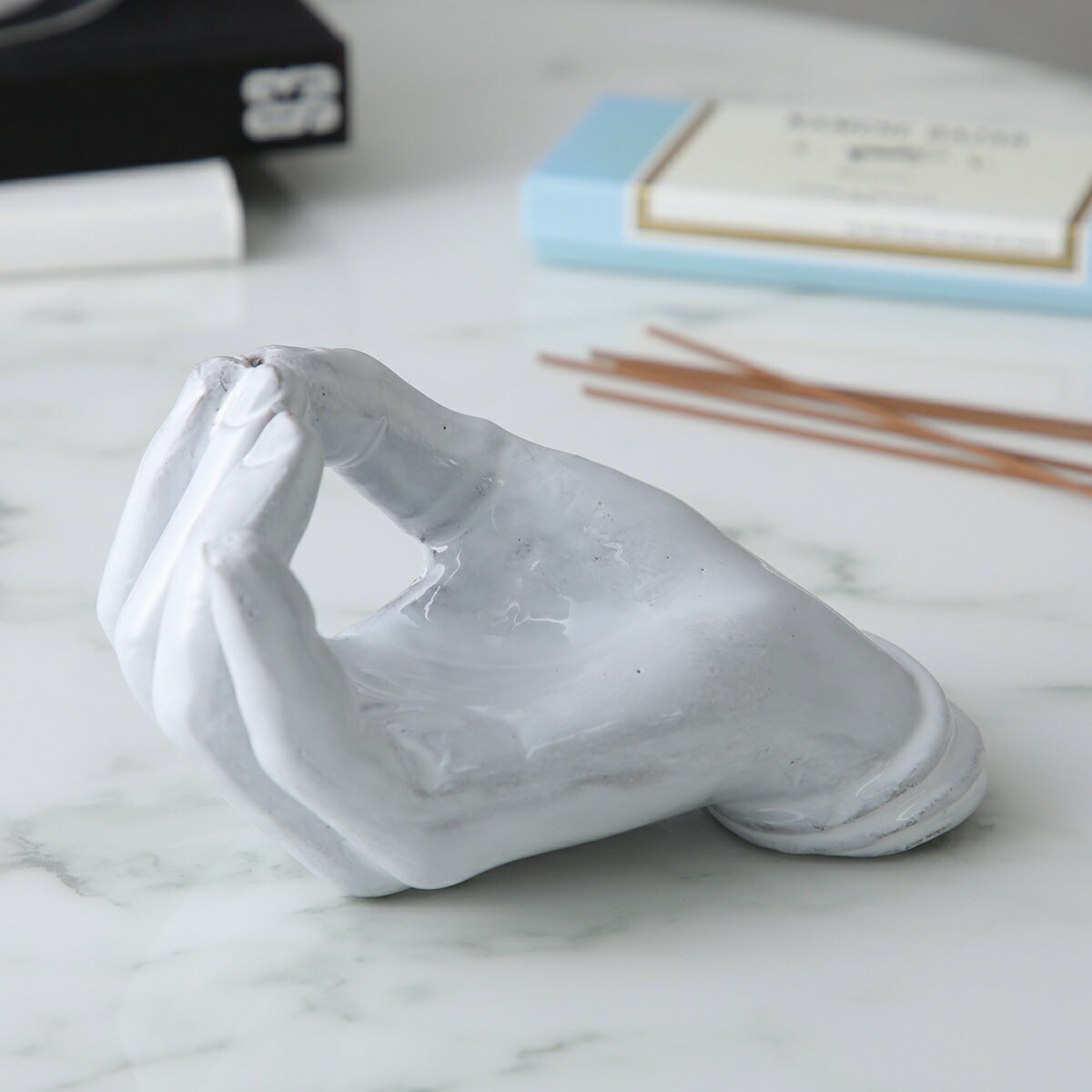 Astier de Villatte アスティエ・ド・ヴィラット インセンスホルダー Serena Incense Holder ENCSRN1 陶器 お香立て ハンド【返品交換不可】