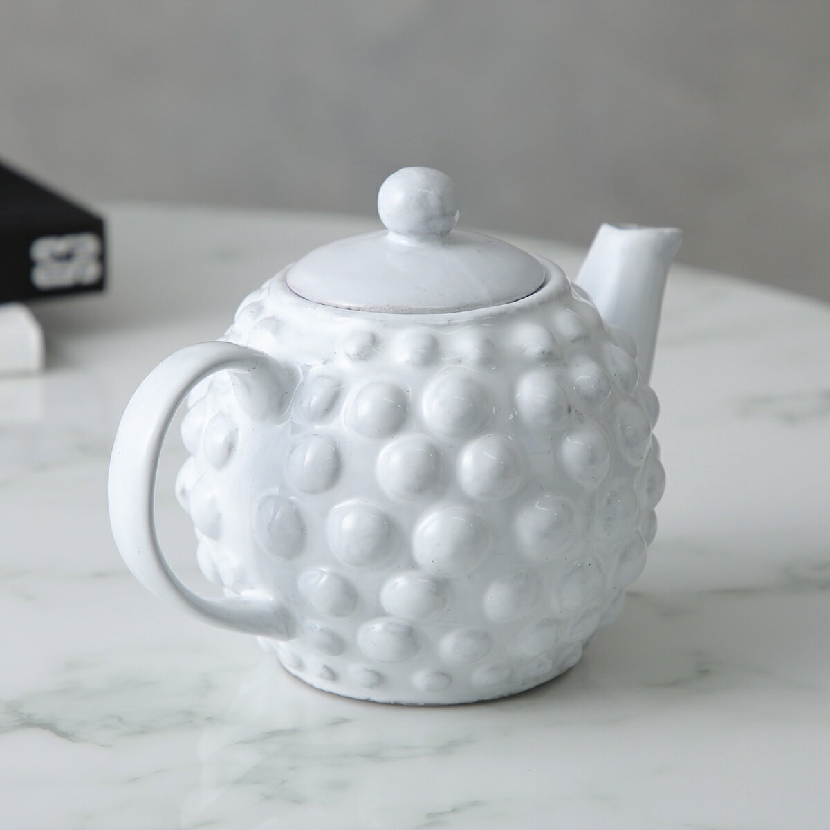 【5/10限定！2人に1人が当選！エントリーで最大100％ポイントバック】Astier de Villatte アスティエ・ド・ヴィラット ティーポット Small Adelaide Teapot THRADL1 陶器 食器 急須【返品交換不可】 【po_sannn】【dc_kikaku】