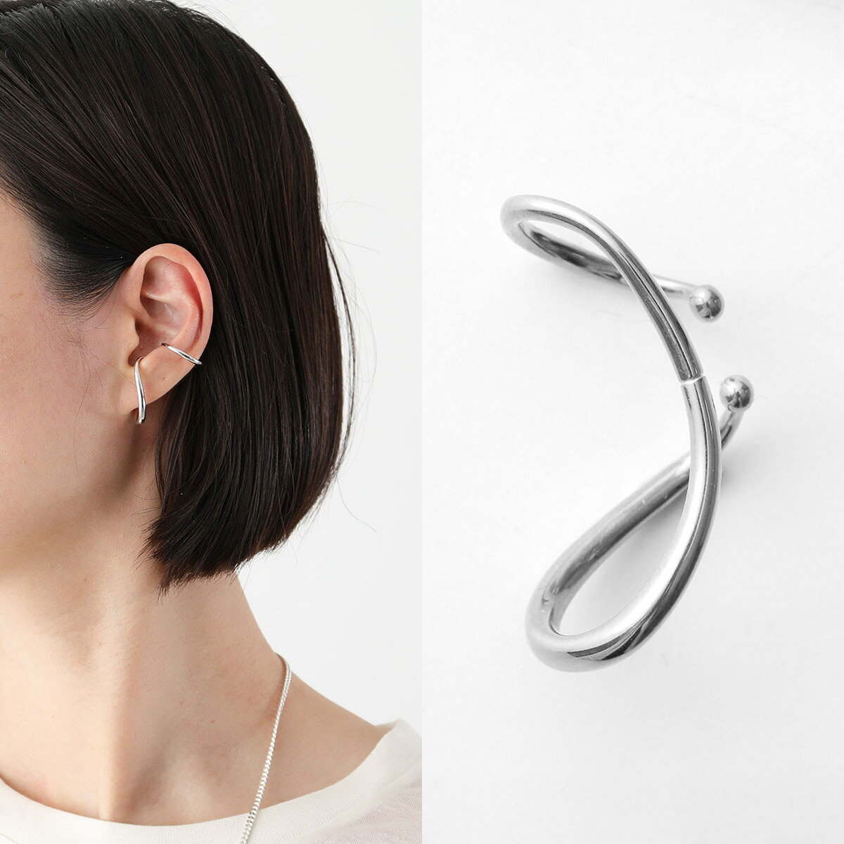 Charlotte Chesnais シャルロットシェネ イヤーカフ Petit Mirage 21BO111AR レディース イヤカフ 片耳販売 アクセサリー ARGENT【po_sannn】
