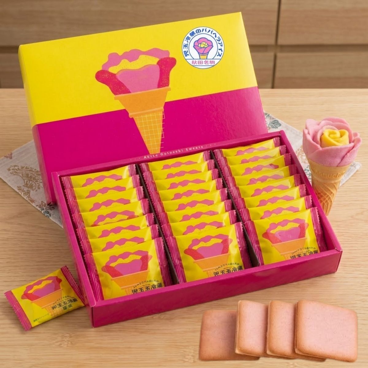 乐天商城 - 母の日まだ間に合う 洋菓子 ババヘラアイスの味 ラングドシャ 24枚入り 児玉冷菓監修 プレゼント 洋菓子 クッキー 詰め合わせ セット 内祝 お返し 手土産 可愛い おしゃれ