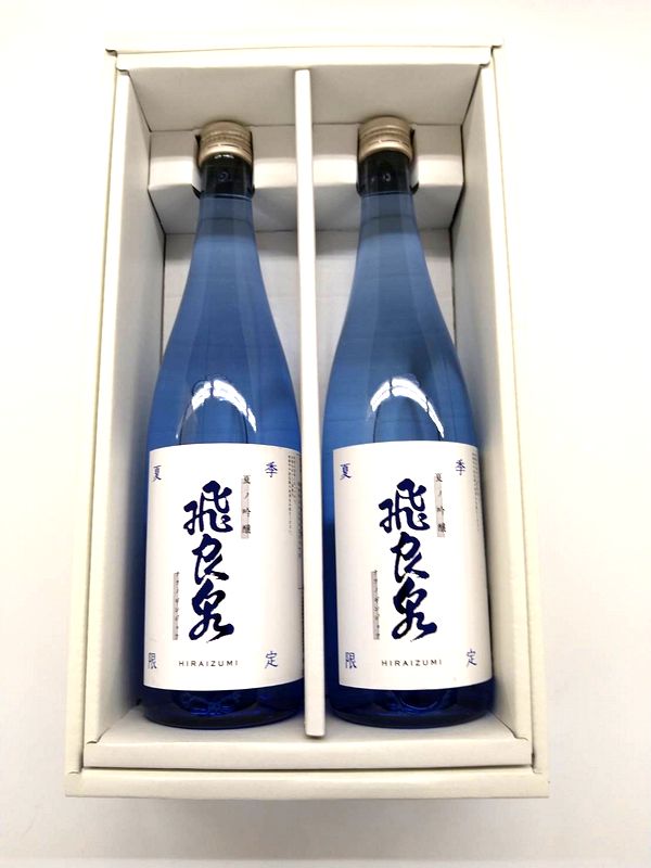 【夏季限定】飛良泉 ナツノギンジョウ 夏ノ吟醸 720ml 2本入り にかほ【お中元ギフト/お酒/秋田 日本酒/内祝/お返し/出産内祝い/父の日ギフト/結婚内祝い/快気祝い/セット】