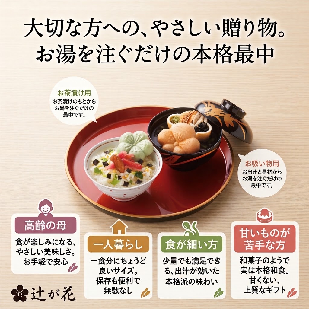 敬老の日 お茶漬け 京都 辻が花 お茶漬け最中＆お吸物最中詰合せ 12個入り 御供 楽天1位 送料無料 高評価 グルメ 可愛い 内祝 贈り物 セット 最中 高級 おしゃれ お返し 食べ物 大人気 誕生日 御礼 出産内祝 結婚内祝 快気祝 香典返し 御供 プレゼント auc-maruichi-10002283 maruichipart1 サンプル画像2