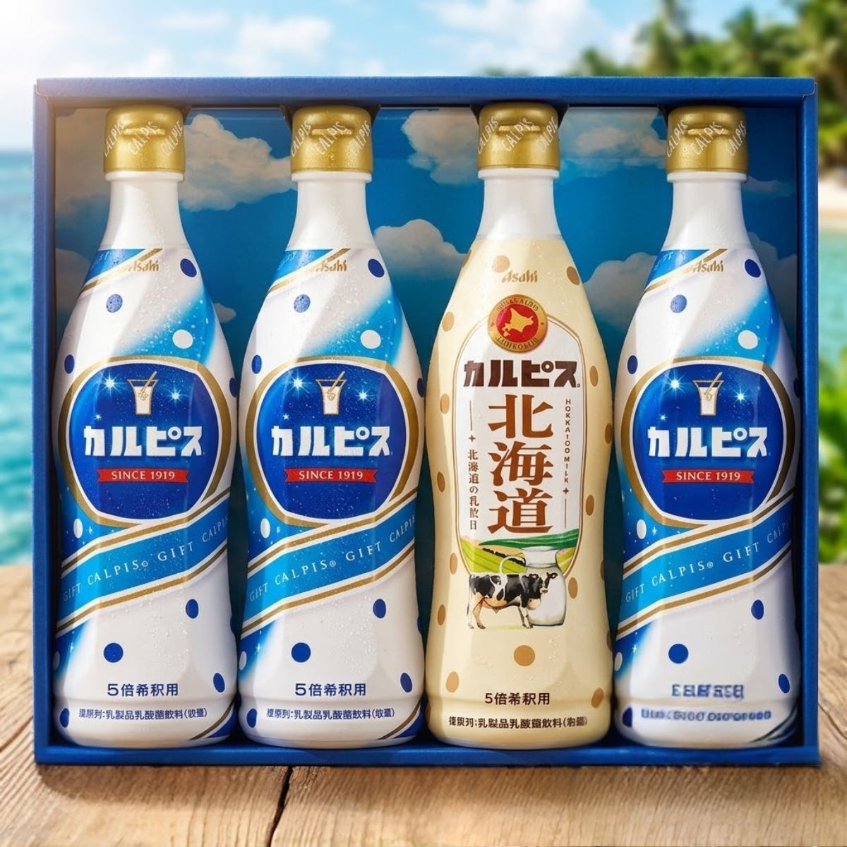 お中元ギフト カルピス ギフトセット 4本【飲料/詰合せセット/出産内祝い/快気祝い/お返し/お礼/入学祝い】