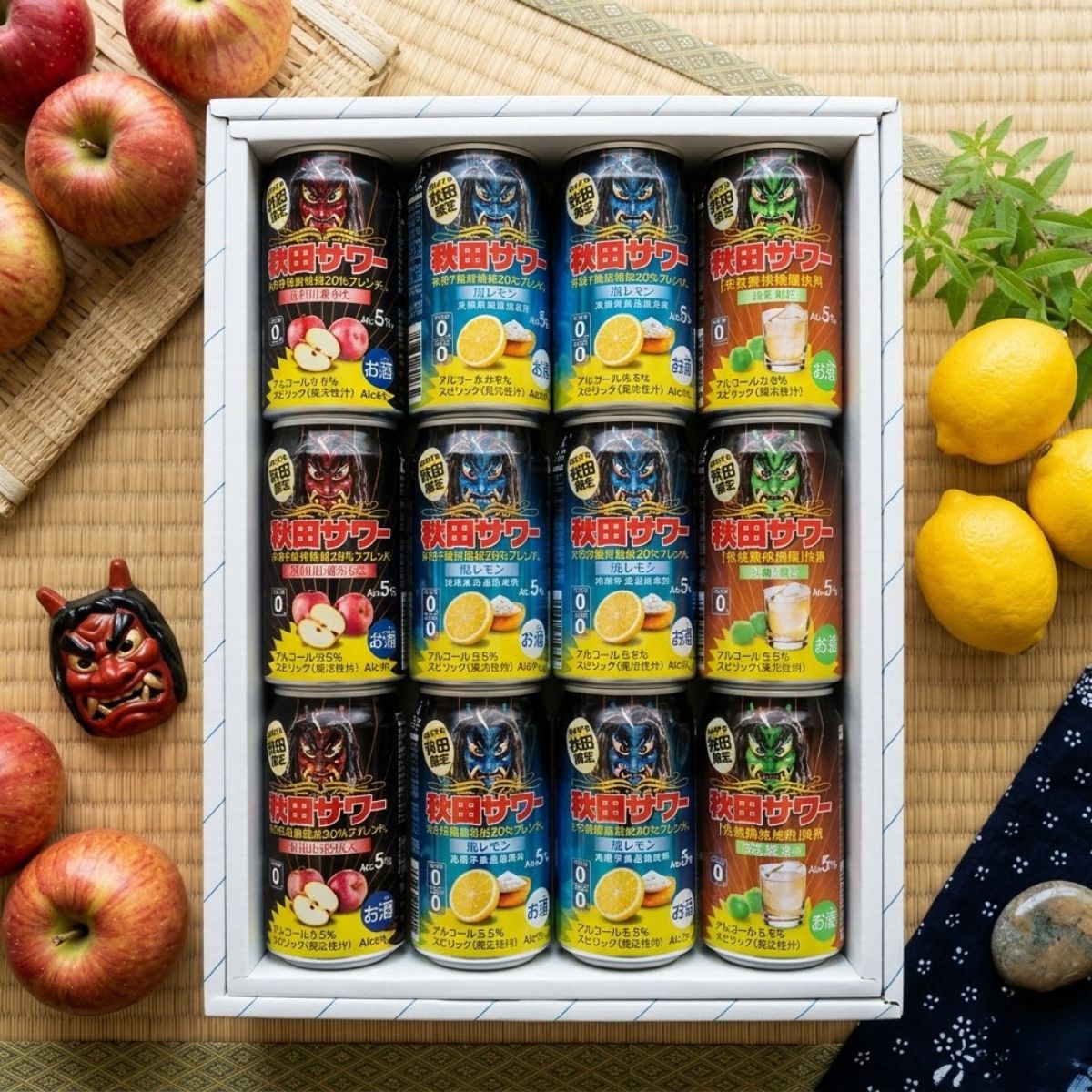 樂天商城 - 秋田サワー3種セット 12本 なまはげ 秋田限定 ギフトセット レモンサワー 梅酒サワー りんごサワー 内祝 お返し 出産内祝 結婚内祝 快気祝 香典返し 法要法事 なまはげ
