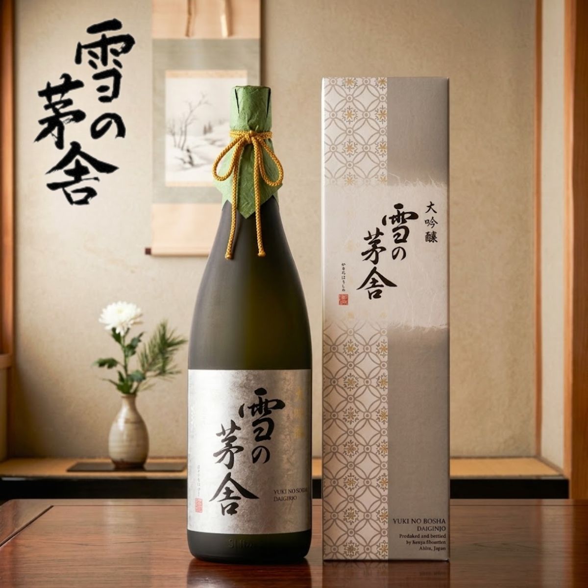 日本酒 雪の茅舎 大吟醸 1800ml 化粧箱入り 由利本荘市 齋彌酒造店【父の日ギフト/お酒/秋田 日本酒/内祝/お返し/出産内祝い/結婚内祝い/快気祝い/香典返し/法要法事】
