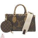 LOUIS VUITTON ルイ ヴィトン モノグラムジャイアント オンザゴーEW M46653 モノグラムジャイアント(リバース)キャンバス×レザー モノグラ...