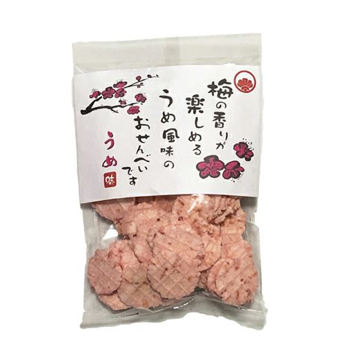 梅せんべい 85g 梅パウダーがやみつき！梅味 梅菓子 うめせんべい【丸新本家・湯浅醤油】のサムネイル