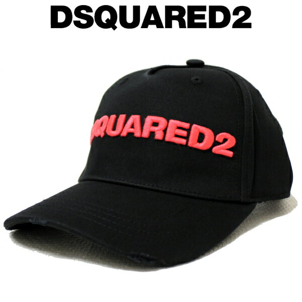 【春夏 国内正規】ディースクエアード【DSQUARED2】“DSQUARED2”ロゴ　キャップ　帽子　unisex　男女S82BC0028