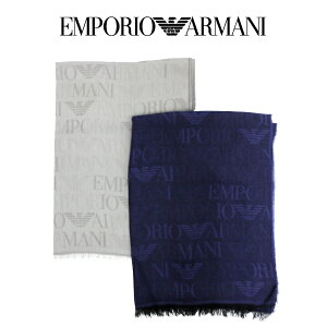 【春夏 国内正規】エンポリオ アルマーニ【EMPORIO ARMANI】 イーグルロゴストール　スカーフ 625010