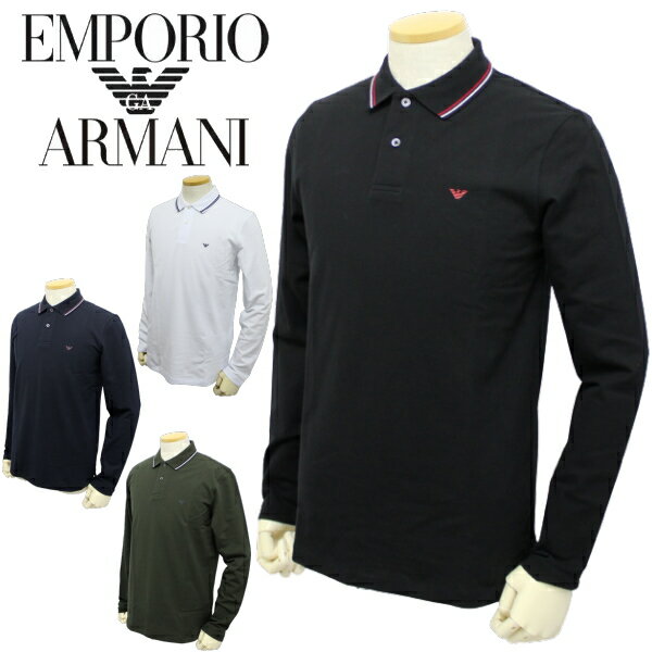 【春夏 国内正規】エンポリオ アルマーニ【EMPORIO ARMANI】長袖　ポロシャツ8N1FB5