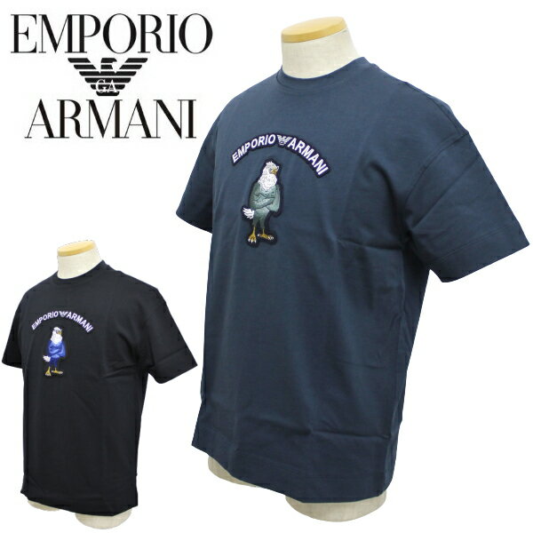 【春夏 国内正規】エンポリオ アルマーニ【EMPORIO ARMANI】半袖Tシャツ　マンガスタイル　イーグル3L1T6A