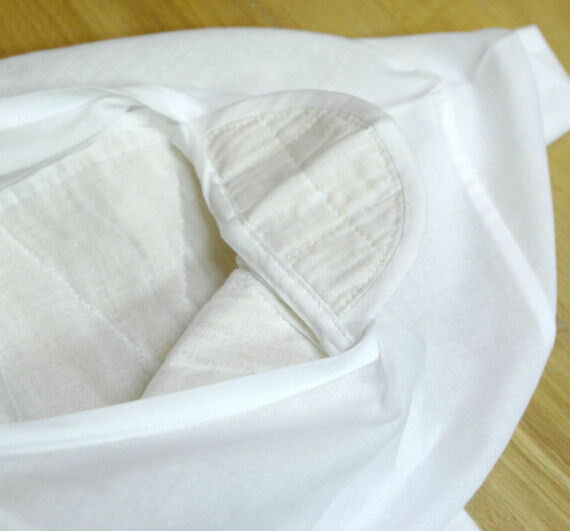 あしべ織汗取り襦袢 L 脇パット付きタイプ （送料無料） 日本製 3
