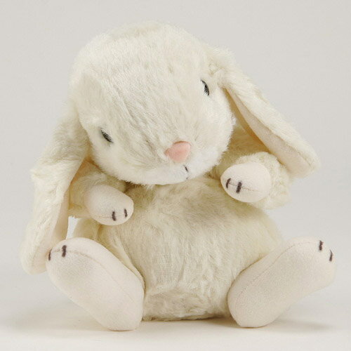 うさぎのロップイヤー　ぬいぐるみ　Mサイズ　20cm　アイボリー【うさぎぬいぐるみ／うさぎヌイグルミ／ロップイヤー／ヌイグルミ／日本製／玩具／おもちゃ】のサムネイル