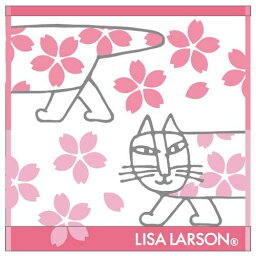 リサ・ラーソン リサラーソン　ミニタオル　桜マイキー　25×25cm【LISA LARSON／タオル／ハンカチ／ハンドタオル／マイキー／ねこ雑貨／さくら／サクラ／桜／北欧／北欧雑貨】【楽ギフ_メッセ入力】