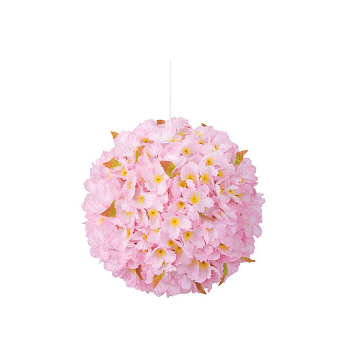桜ボール(30cm) 春 演出 サクラ イベント 天井 吊り 店舗 玄関 エントランス ホテル エレガント モデルルーム